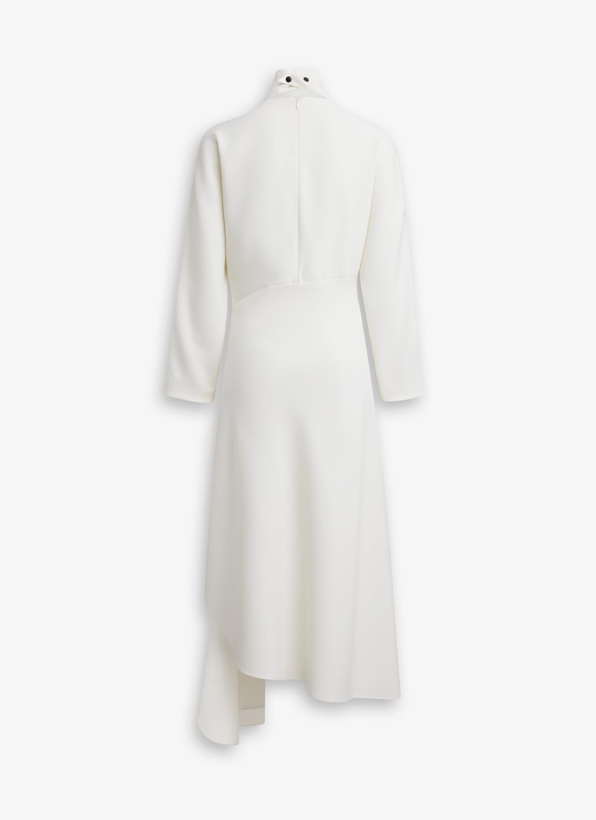 FLUID ASYMMETRIC DRESS ALAÏA WHITE FLUID ASYMMETRIC DRESS